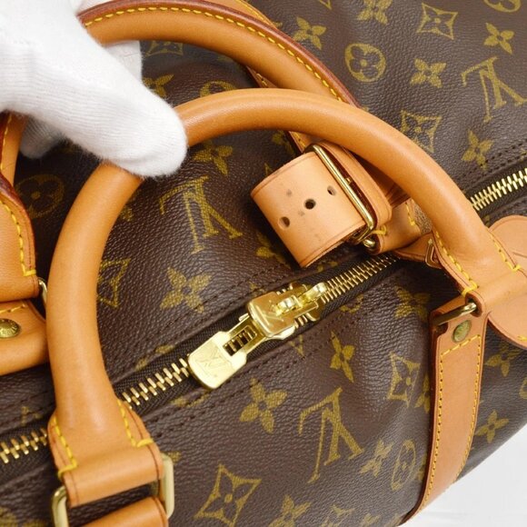Louis Vuitton Monogram Keepall Bandouliere 60 Duffle Bag M41412 VI0933 NQ01219 - Picture 6 of 9
